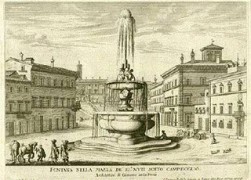 Fontana Nella Piazza De SS.Muti sotto il Campidoglio - Architettura di Giacomo della Porta