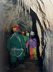 Il gruppo nel tratto sottostante la strada di Muro torto