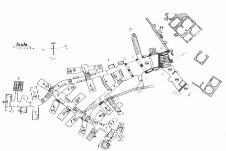 Pianta della Catacomba di S. Tecla