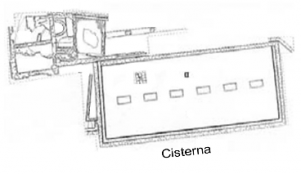 Planimetria della cisterna