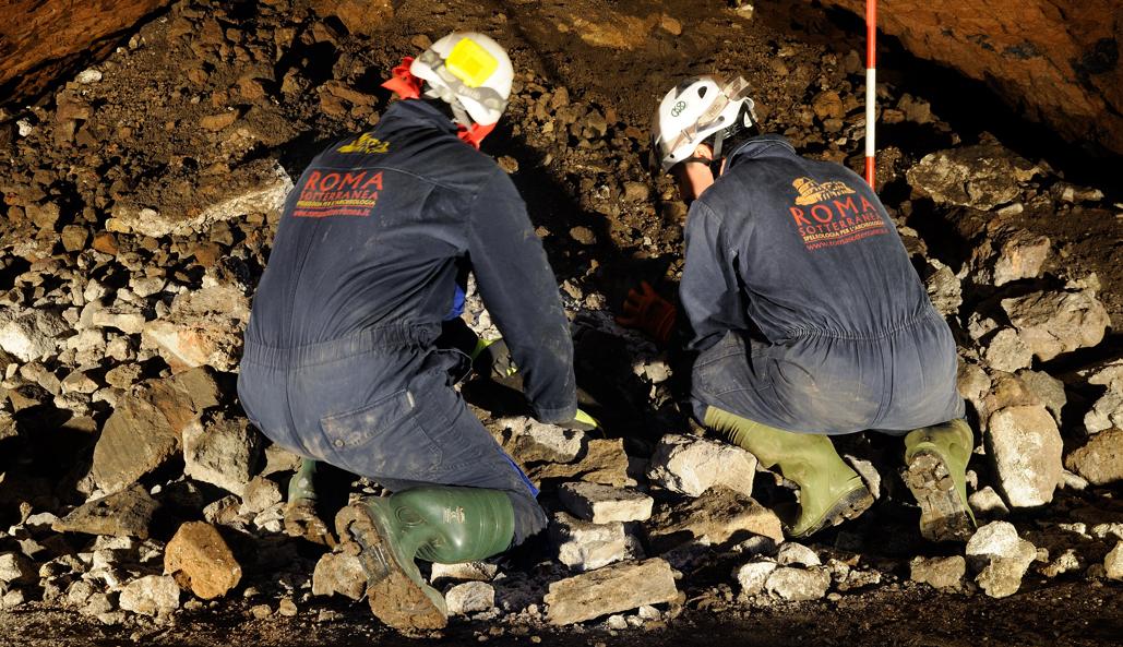 Attività di studio presso le cave del Claudium