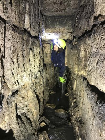 Anagni - Cunicolo sotto il convento di Santa Chiara